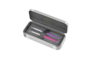 PARKER JOTTER ORIGINAL CT SET HOT PINK+F.PURPLE BP+TIN